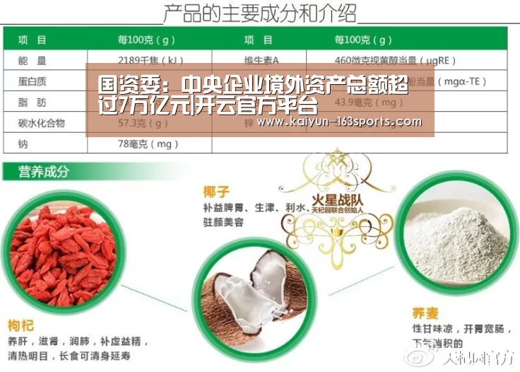 国资委:中央企业境外资产总额超过7万亿元|开云官方平台(图2) 开云官方平台